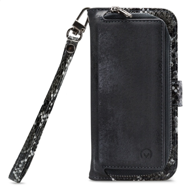 Mobilize Mobilize 2in1 Magnet Zipper Case voor Samsung Galaxy A04s / A13 5G - Black/Snake