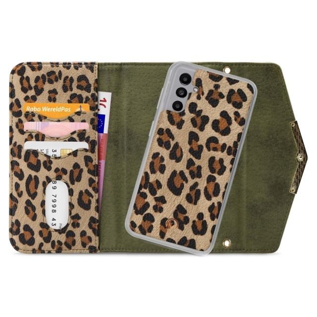 Mobilize Mobilize 2in1 Gelly Clutch Samsung Galaxy A04s / A13 5G Green Leopard