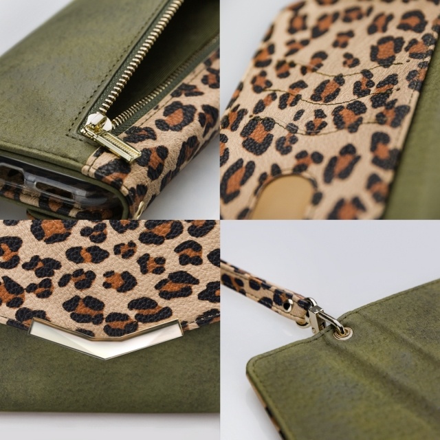 Mobilize Mobilize 2in1 Gelly Clutch Samsung Galaxy A04s / A13 5G Green Leopard