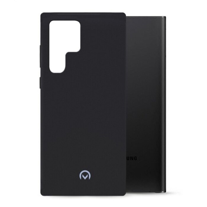 Mobilize Mobilize Rubber Gelly Case Samsung Galaxy S22 Ultra 5G - Mat Zwart