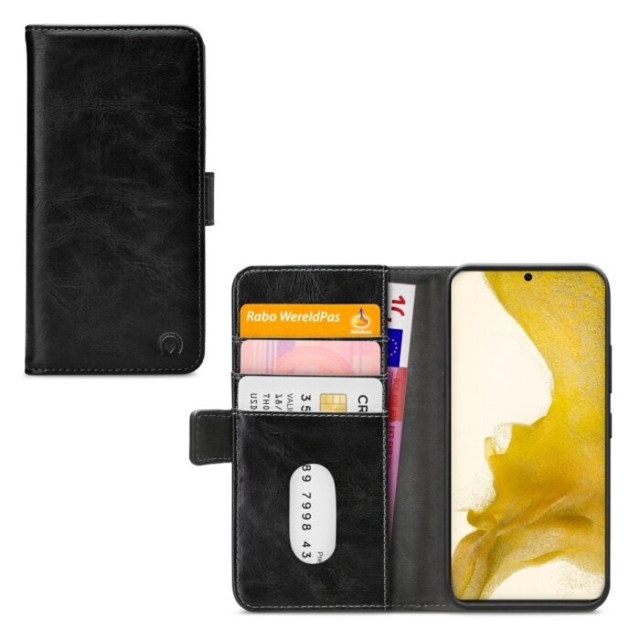Mobilize Mobilize Elite Gelly Wallet Book Case Samsung Galaxy S22+ 5G Zwart