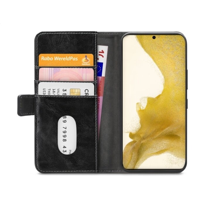 Mobilize Mobilize Elite Gelly Wallet Book Case Samsung Galaxy S22+ 5G Zwart