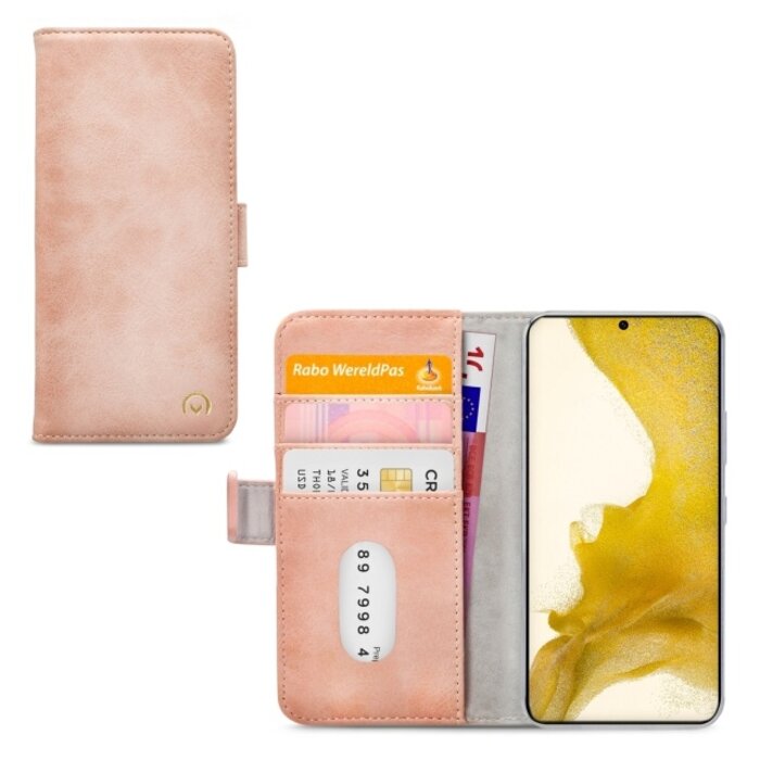 Mobilize Mobilize Elite Gelly Wallet Book Case Samsung Galaxy S22 5G - Soft Pink
