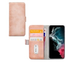 Mobilize Mobilize Elite Gelly Wallet Book Case Samsung Galaxy S22 Ultra 5G Soft Pink