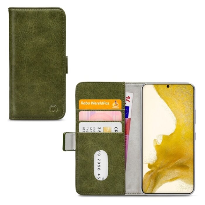 Mobilize Mobilize Elite Gelly Wallet Book Case Samsung Galaxy S22+ 5G - Groen