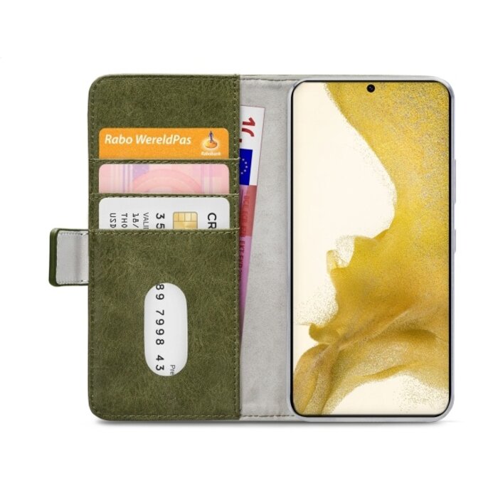 Mobilize Mobilize Elite Gelly Wallet Book Case Samsung Galaxy S22+ 5G - Groen