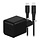 Mobilize 20W USB-C Snellader + MFi Lightning Nylon Kabel 1.2m - Zwart