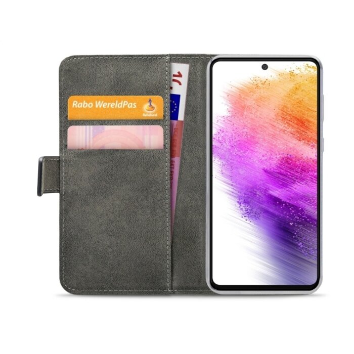 Mobilize Mobilize Classic Gelly Wallet Book Case Samsung Galaxy A73 5G Zwart