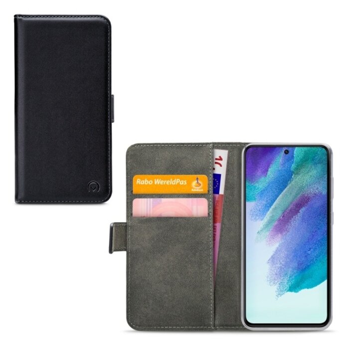 Mobilize Mobilize Classic Gelly Wallet Book Case Samsung Galaxy S21 FE 5G Zwart