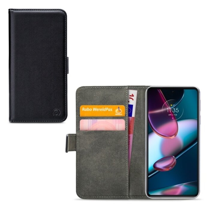 Mobilize Mobilize Classic Gelly Wallet Book Case Motorola Edge 30 Pro/X30 - Zwart