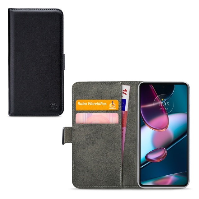 Mobilize Mobilize Classic Gelly Wallet Book Case Motorola Edge 30 Pro/X30 - Zwart