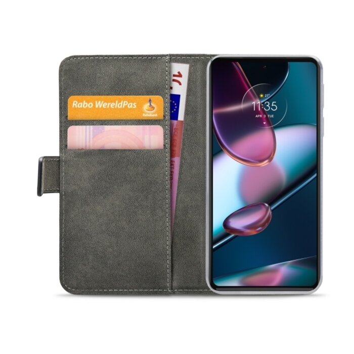 Mobilize Mobilize Classic Gelly Wallet Book Case Motorola Edge 30 Pro/X30 - Zwart