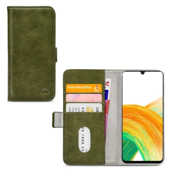Mobilize Mobilize Elite Gelly Wallet Book Case Samsung Galaxy A33 5G - Groen