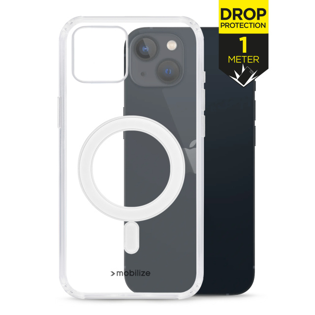 Mobilize Mobilize Naked Protection Case iPhone 13 MagSafe Transparant