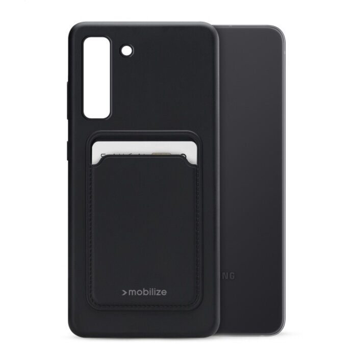 Mobilize Mobilize Rubber Gelly Card Case Samsung Galaxy S20 FE Matt Black
