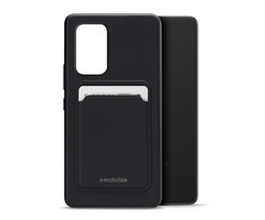 Mobilize Mobilize Rubber Gelly Card Case Samsung Galaxy A53 5G - Mat Zwart