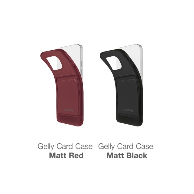 Mobilize Mobilize Rubber Gelly Card Case Samsung Galaxy A53 5G - Mat Zwart