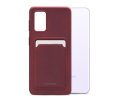 Mobilize Mobilize Rubber Gelly Card Case Samsung Galaxy A32 5G - Matt Bordeaux
