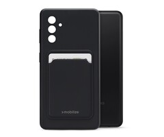 Mobilize Mobilize Rubber Gelly Card Case Samsung Galaxy A04s / A13 5G - Zwart