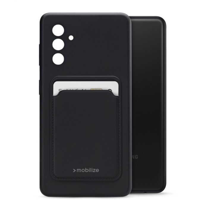 Mobilize Mobilize Rubber Gelly Card Case Samsung Galaxy A04s / A13 5G - Zwart