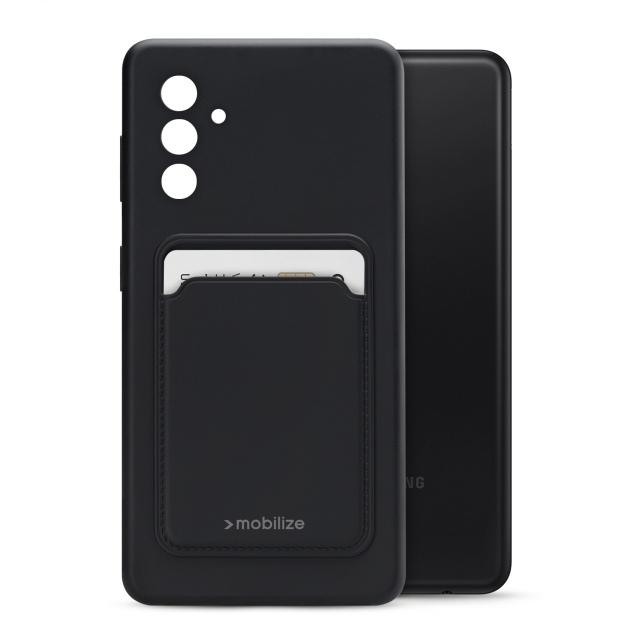 Mobilize Mobilize Rubber Gelly Card Case Samsung Galaxy A04s / A13 5G - Zwart