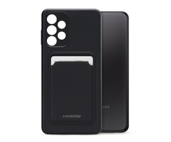 Mobilize Mobilize Rubber Gelly Card Case Samsung Galaxy A23 5G - Mat Zwart
