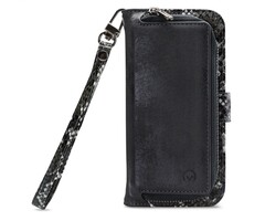 Mobilize Mobilize 2in1 Magnet Zipper Case Samsung Galaxy A33 5G - Black/Snake