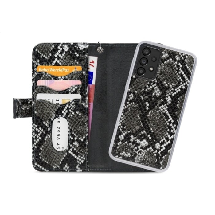 Mobilize Mobilize 2in1 Magnet Zipper Case Samsung Galaxy A33 5G - Black/Snake