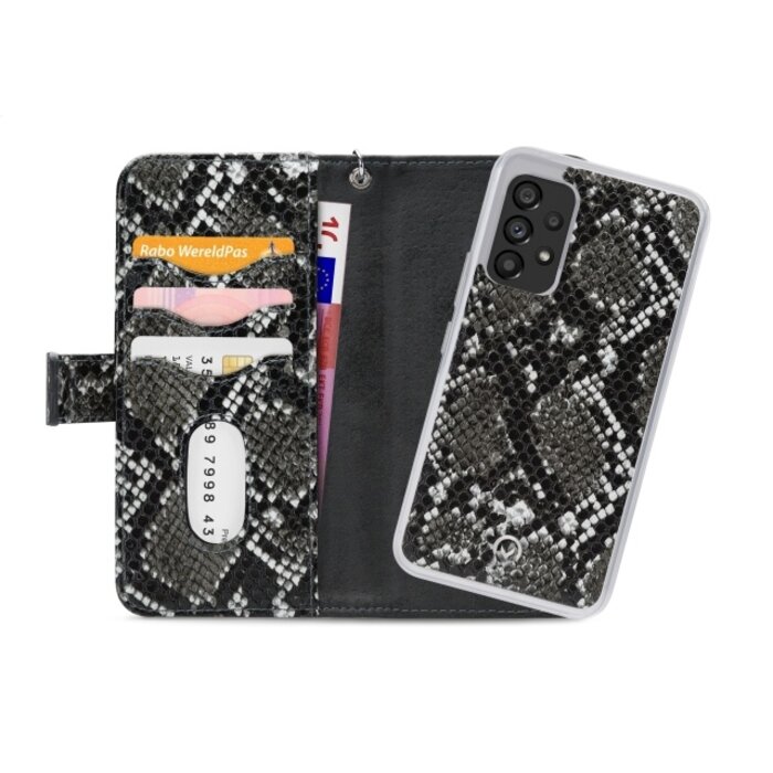 Mobilize Mobilize 2in1 Magnet Zipper Case Samsung Galaxy A53 5G - Black / Snake