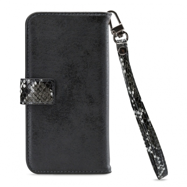 Mobilize Mobilize 2in1 Magnet Zipper Case Samsung Galaxy S21 FE 5G - Black/Snake