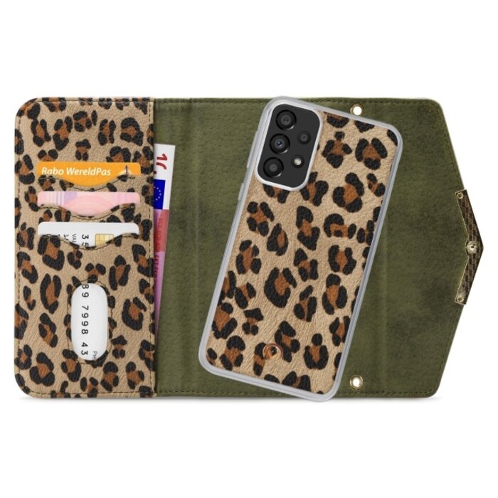 Mobilize Mobilize 2in1 Gelly Clutch Samsung Galaxy A33 5G - Green Leopard