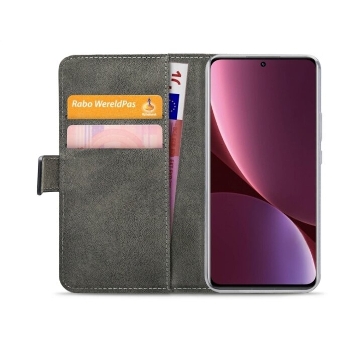 Mobilize Mobilize Classic Gelly Wallet Book Case Xiaomi 12 Pro/12S Pro Black
