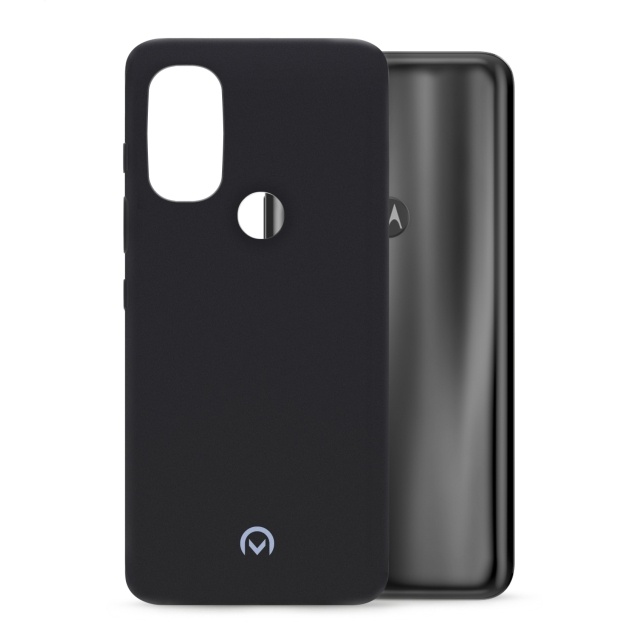 Mobilize Mobilize Rubber Gelly Case voor Motorola Moto G71 5G - Matt Black