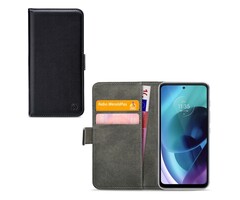 Mobilize Mobilize Classic Gelly Wallet Book Case Motorola Moto G71 5G Zwart