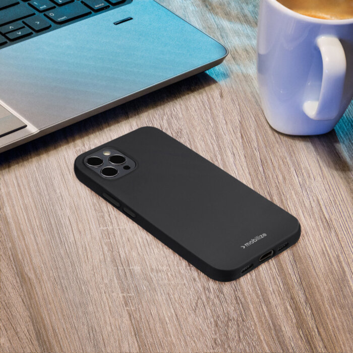 Mobilize Mobilize Rubber Gelly Case Nokia G11 / G21 - Mat Zwart