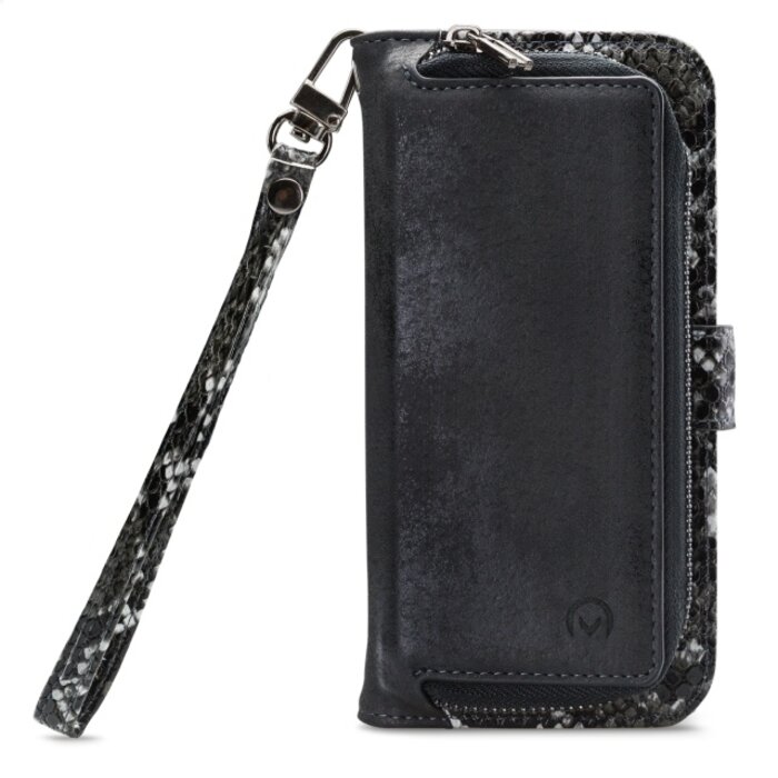 Mobilize Mobilize 2in1 Magnet Zipper Case voor Samsung Galaxy A13 4G - Black/Snake