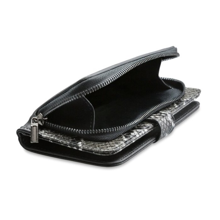 Mobilize Mobilize 2in1 Magnet Zipper Case voor Samsung Galaxy A13 4G - Black/Snake
