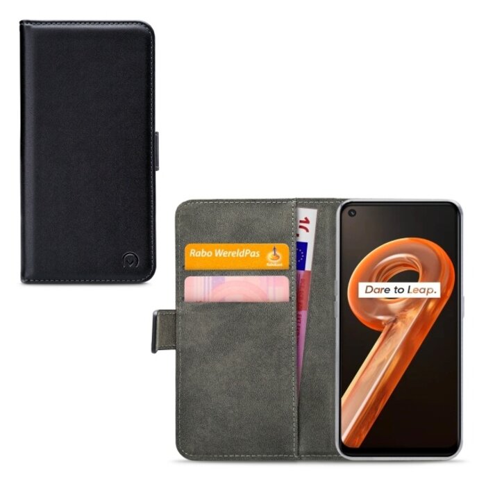 Mobilize Mobilize Classic Gelly Wallet Book Case realme 9i - Zwart