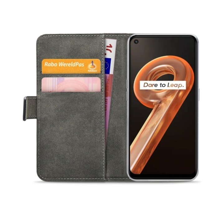 Mobilize Mobilize Classic Gelly Wallet Book Case realme 9i - Zwart