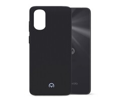 Mobilize Mobilize Rubber Gelly Case Motorola Moto G22 Backcover - Mat Zwart