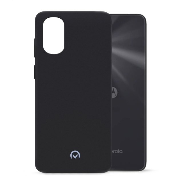 Mobilize Mobilize Rubber Gelly Case Motorola Moto G22 Backcover - Mat Zwart