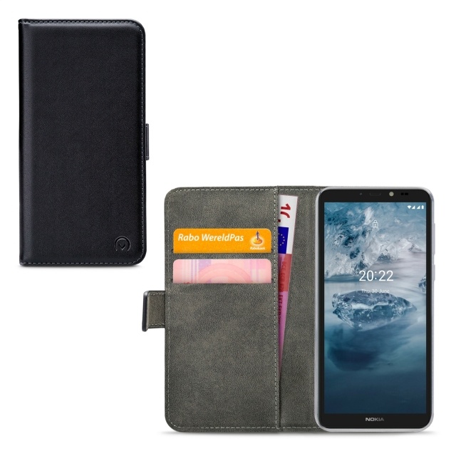 Mobilize Mobilize Classic Gelly Wallet Book Case Nokia C2 2E - Zwart