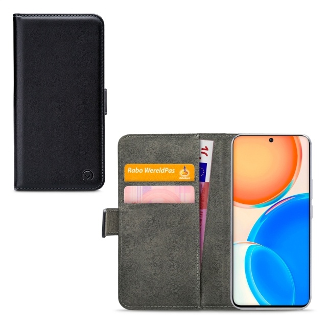 Mobilize Mobilize Classic Gelly Wallet Book Case Honor X8 4G - Zwart
