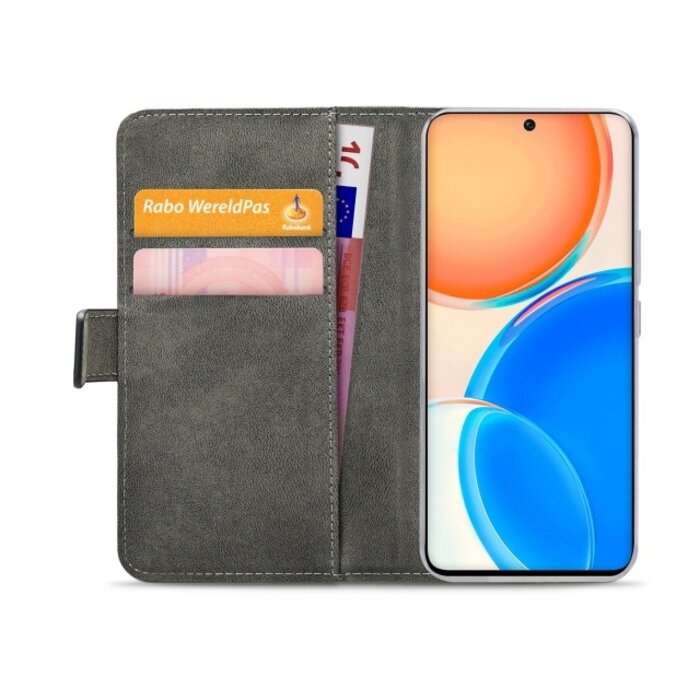 Mobilize Mobilize Classic Gelly Wallet Book Case Honor X8 4G - Zwart