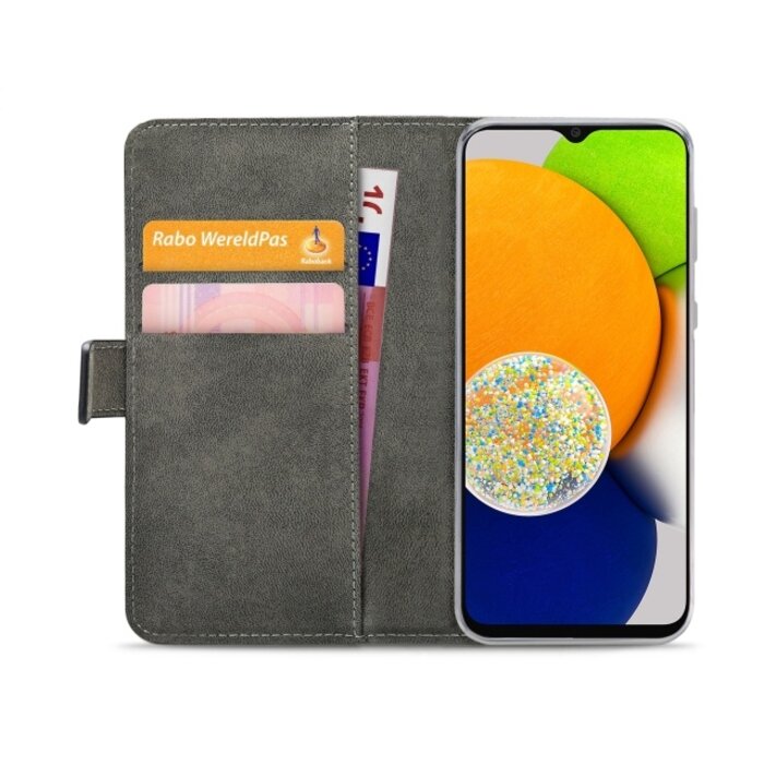 Mobilize Mobilize Classic Gelly Wallet Book Case voor Samsung Galaxy A03 - Zwart