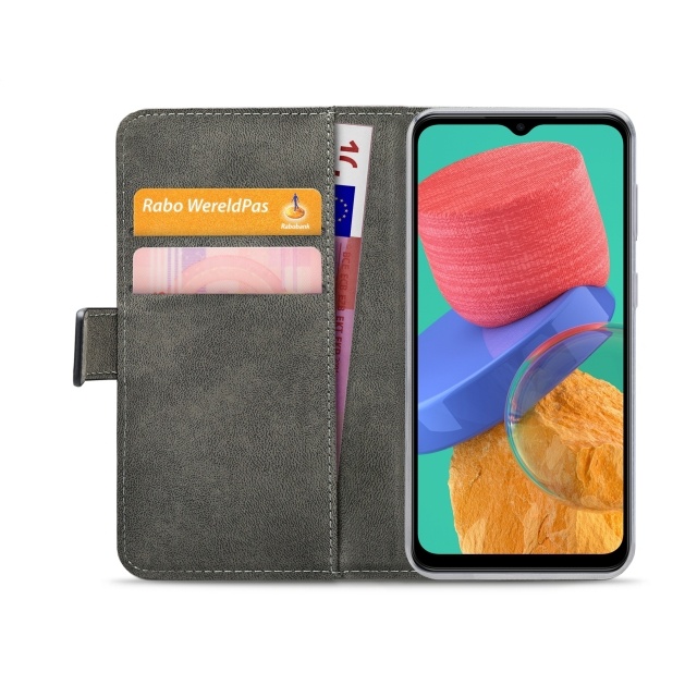 Mobilize Mobilize Classic Gelly Wallet Book Case Samsung Galaxy M33 5G - Zwart