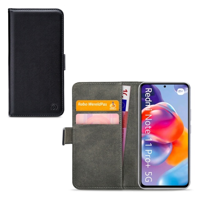 Mobilize Mobilize Classic Gelly Wallet Book Case Xiaomi Redmi Note 11 Pro+ 5G - Zwart