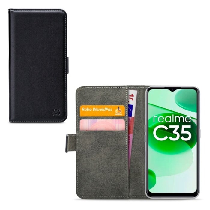 Mobilize Mobilize Classic Gelly Wallet Book Case realme C35 / Narzo 50A Prime - Zwart