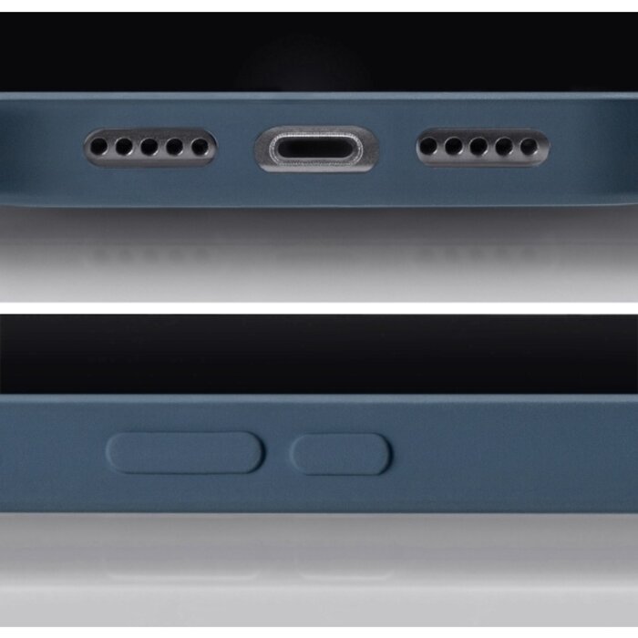 Mobilize Mobilize Rubber Gelly Case Apple iPhone 14 - Matt Blue