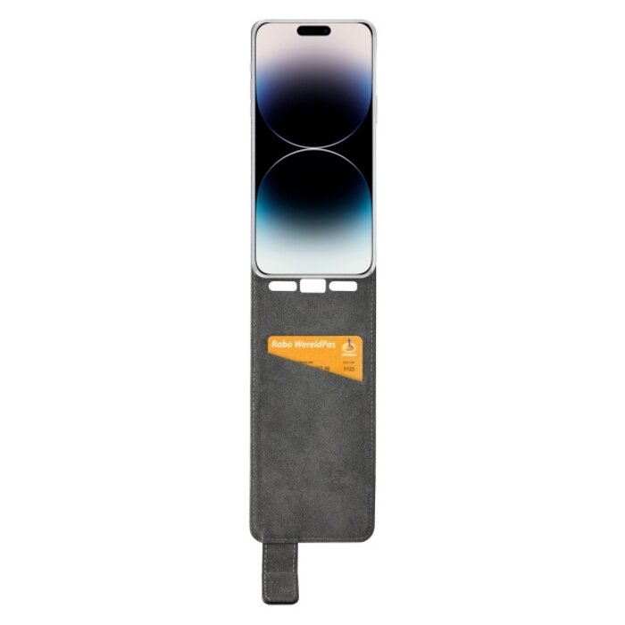 Mobilize Mobilize Classic Gelly Flip Case voor Apple iPhone 14 Pro Max - Zwart
